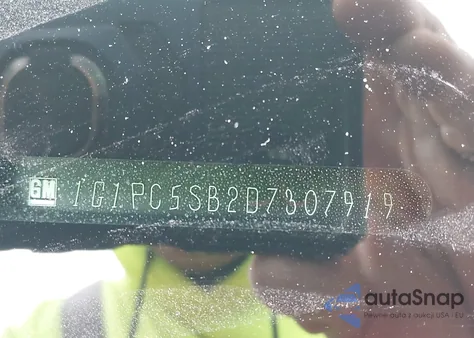 2013 Chevrolet Cruze 1Lt Auto z USA, uszkodzony, nr VIN 1G1PC5SB2D7307919